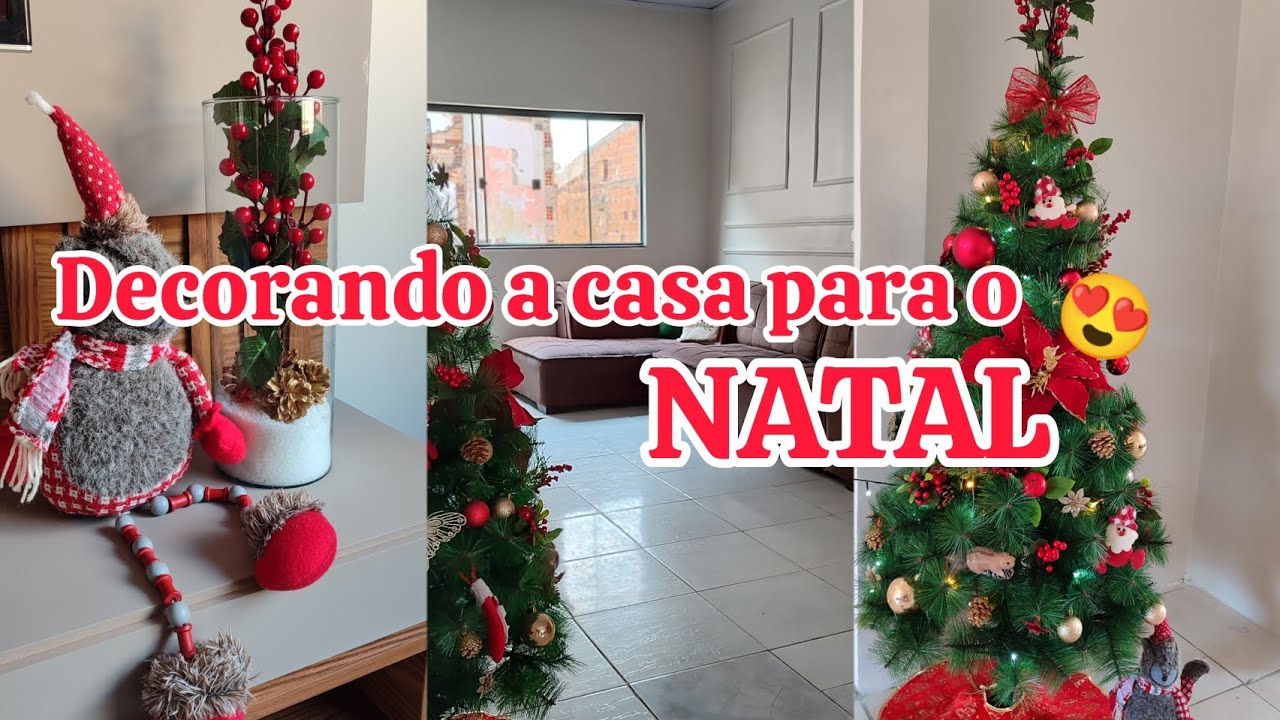 DECORANDO A CASA PARA O NATAL 🧑‍🎄, NATAL 2023| montando a árvore de natal+ comprinhas🎄