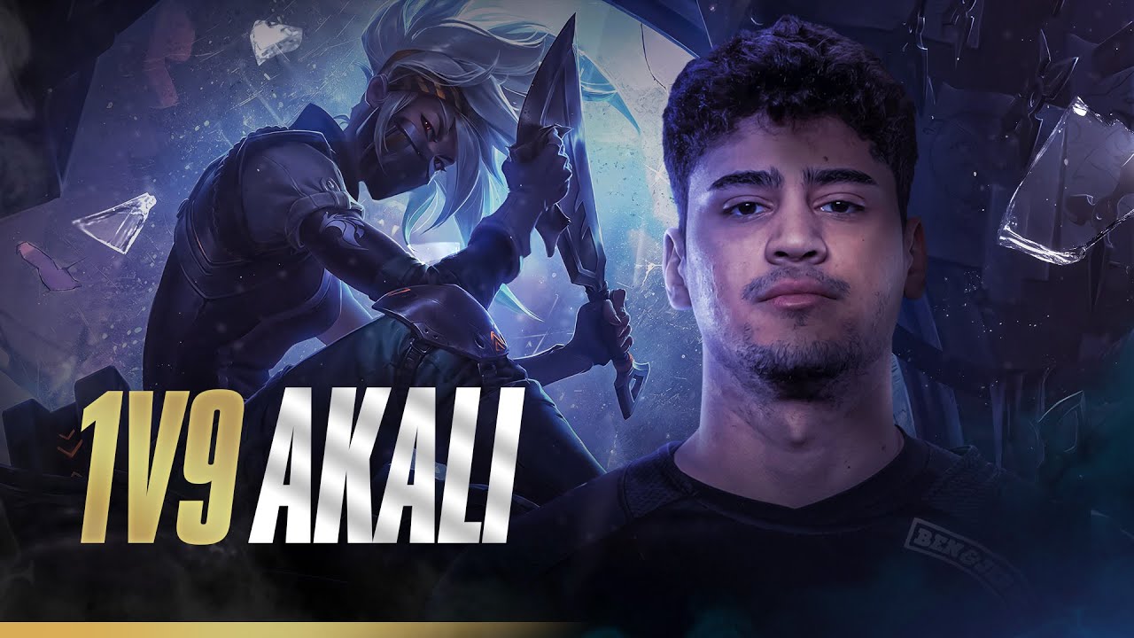 1v9 with AKALI! #leagueoflegends #naaknako #toplane
