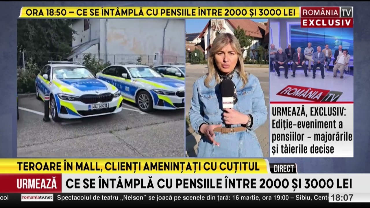 Teroare în mall, clienţi ameninţaţi cu cuţitul