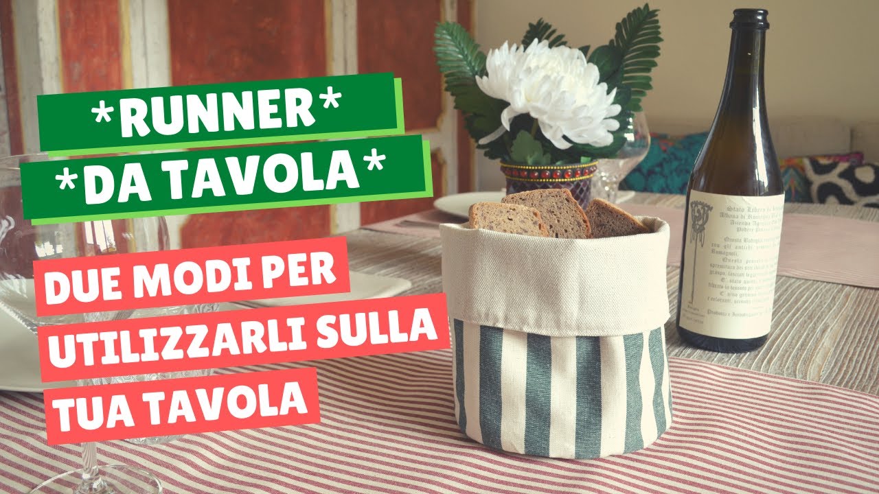 RUNNER DA TAVOLA | Due modi per utilizzarli sulla tua tavola (2020)