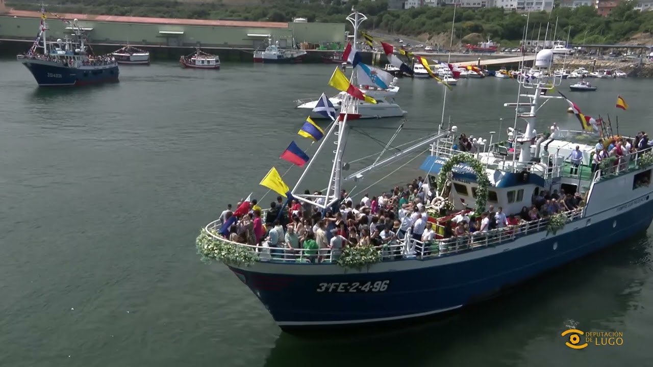 Noticia Lugo: Procesión marítima festas patronais de Burela