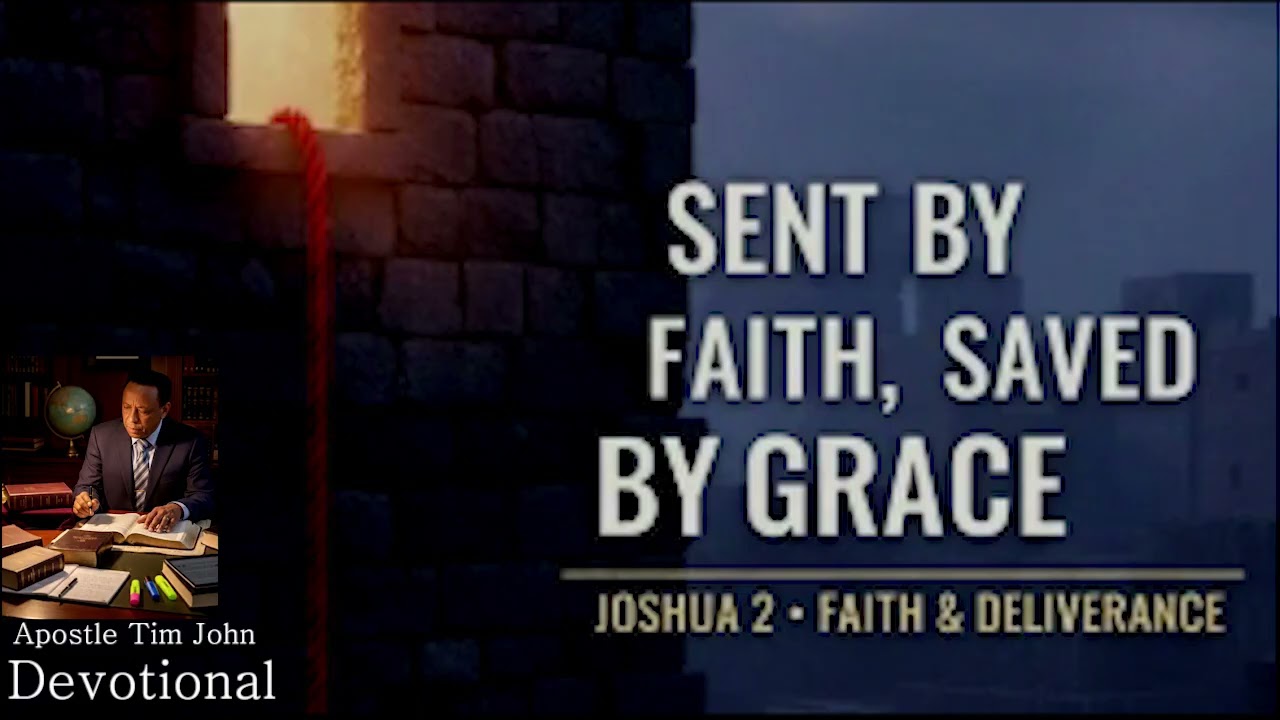 Sent by Faith, Saved by Grace | Joshua 2 Devotional Message