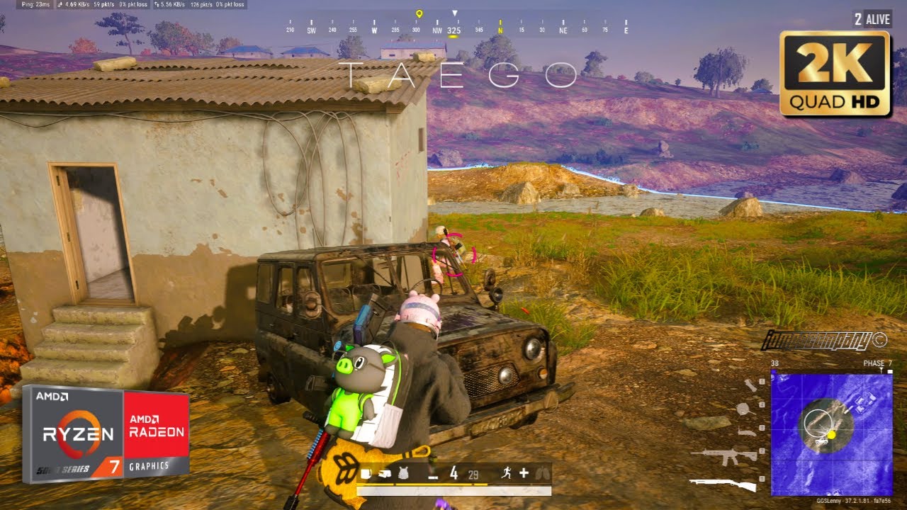 PUBG PC : BATTLEGROUNDS 2025 SOLO TAEGO 2K [QHD] | AMD Ryzen™ 7 5700X3D | RX 6700XT 12GB