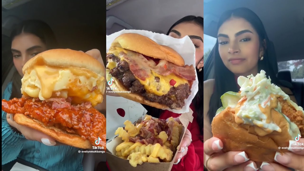 BEST bites of &lsquo;Evelynmukbangs&rsquo; Tiktok Mukbang compilation