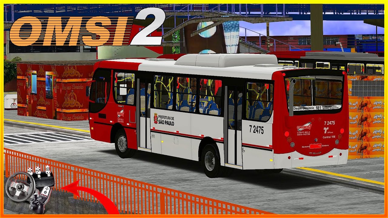 ACABOU o COMBUSTIVEL do MEU ÔNIBUS😨 Caio Apache Vip I Mercedes-Benz OF-1721 - OMSI 2