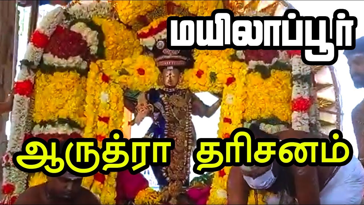 ஆருத்ரா தரிசனம் 2025 | மைலாப்பூர் | mylapore arothra dharisanam | #mylapore 2025