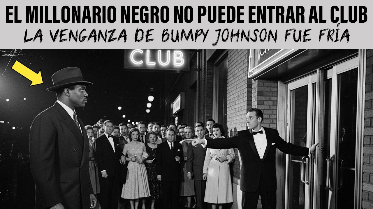 1935: Portero racista insulta a Bumpy Johnson en club exclusivo. Lo que pasó sacudió Nueva York hoy!