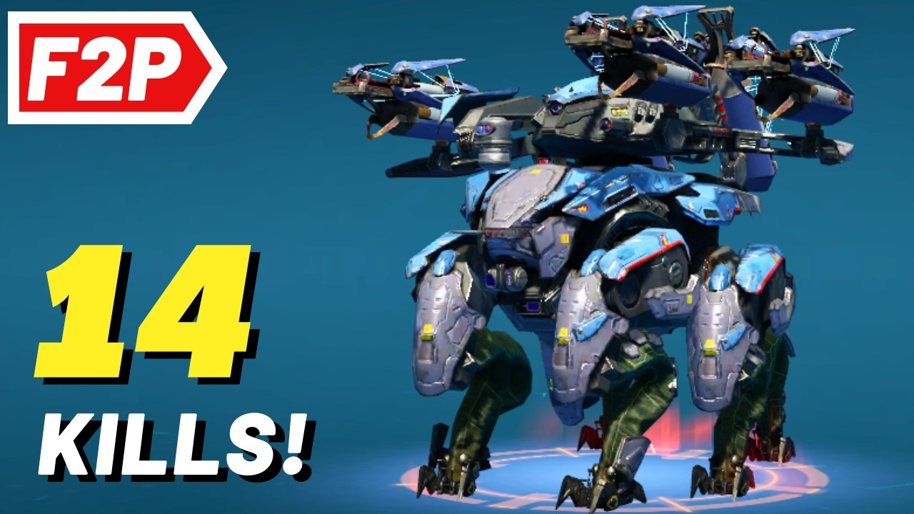 Stryx Piercer- War Robots Free to Play Gameplay (No Commentary) WR F2P