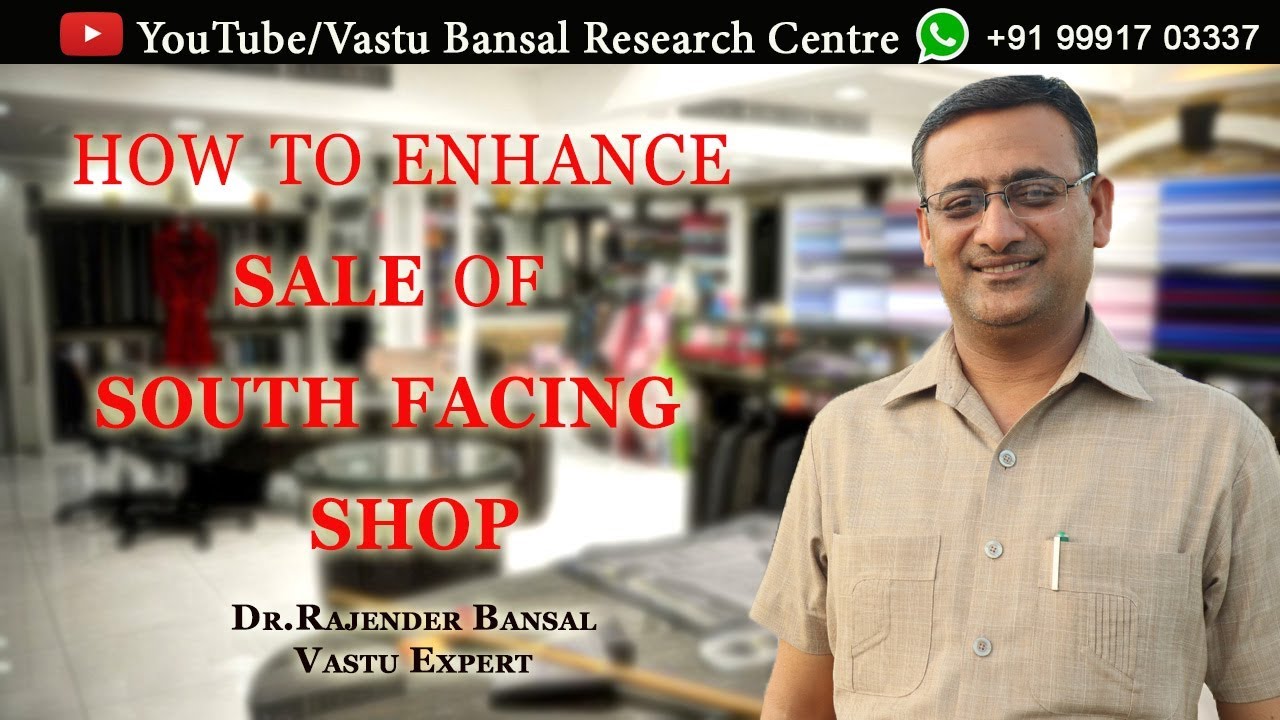 Vastu for south facing shop  | Vastu Bansal | Dr. Rajender Bansal
