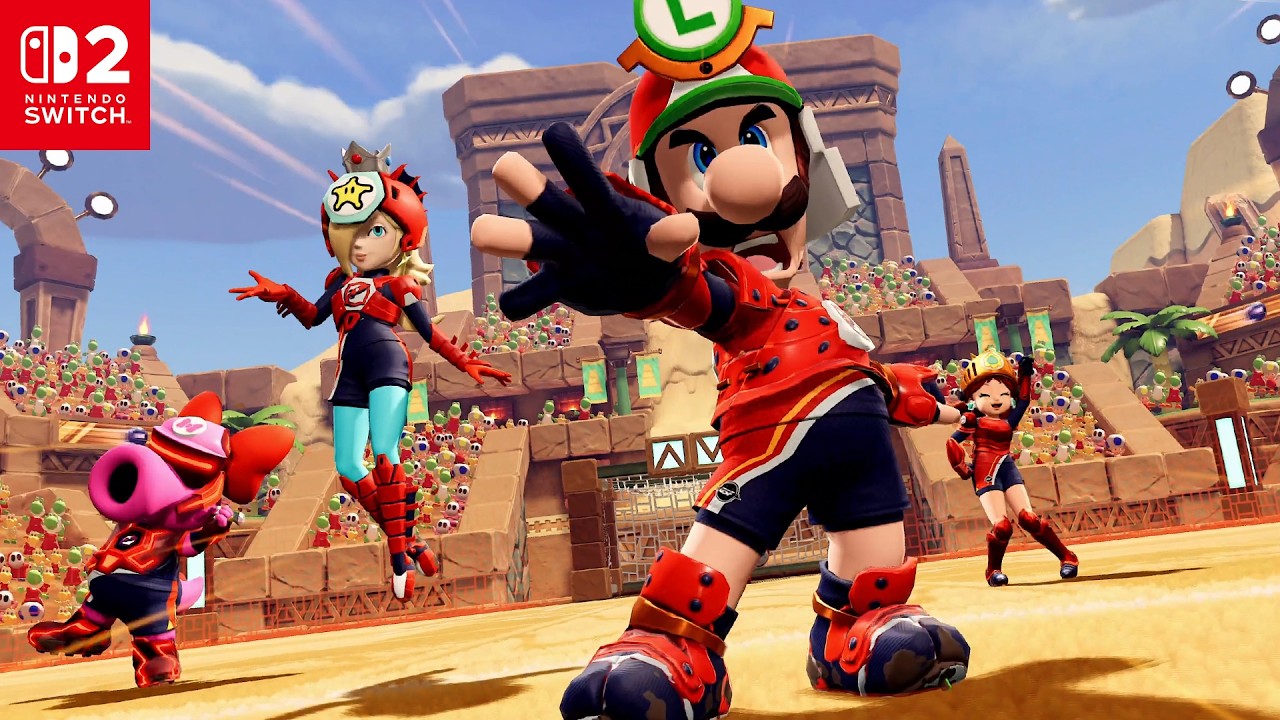 Luigi Vs. Donkey Kong - Mario Strikers: Battle League ⁴ᴷ Switch 2