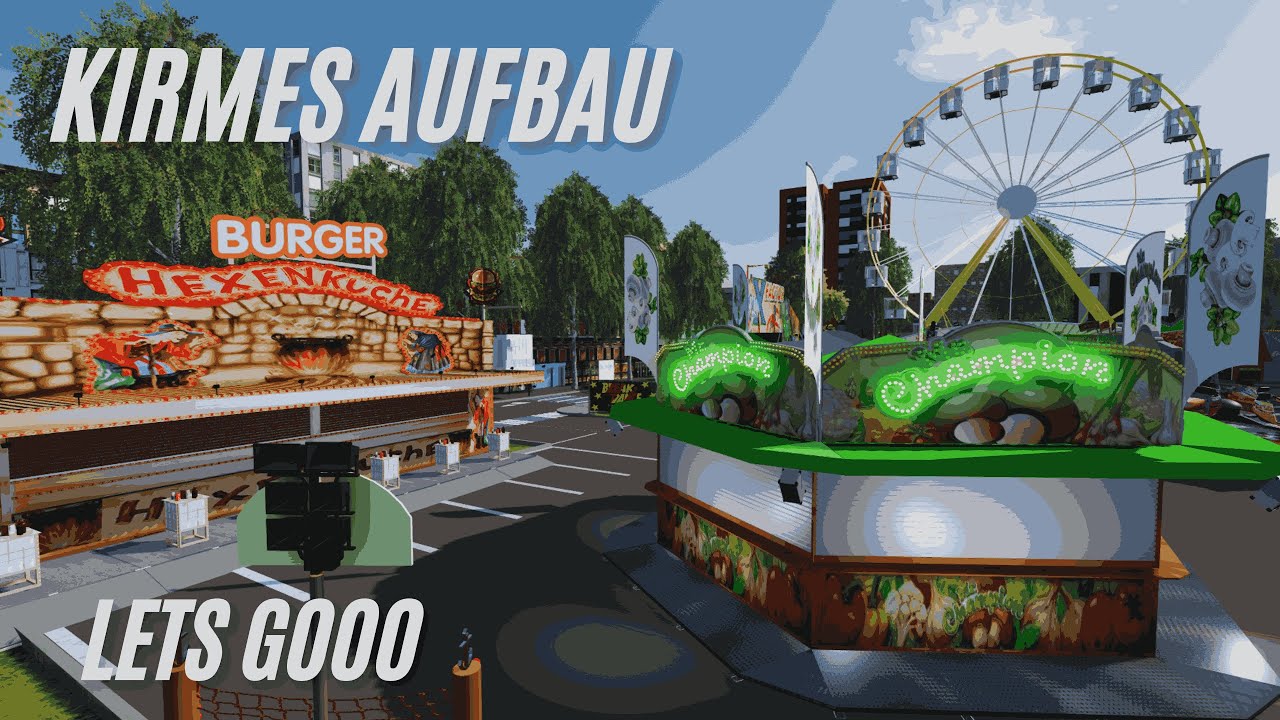 LS22 Endlich wieder Kirmes Aufbau mit Neuen und Heftigen Geschäften !!! #ls22
