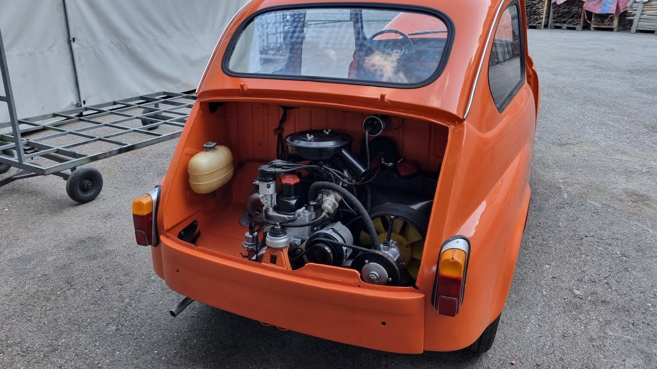 Installing the engine /Zastava 750 1984 Fićo (Fiat 600)/Restoration project/Part 15 #fiat600 #diy
