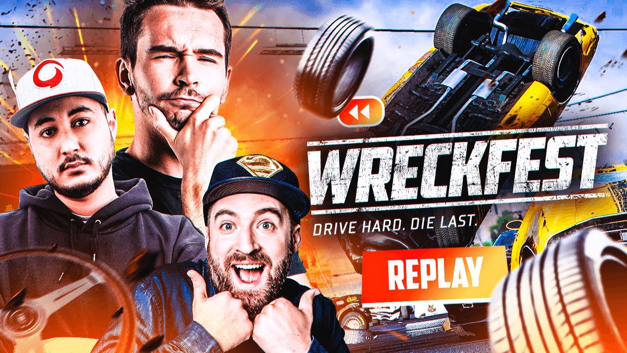 Une trop bonne soirée sur Wreckfest avec Xari, Gotaga, Yann, Cyril.mp4...