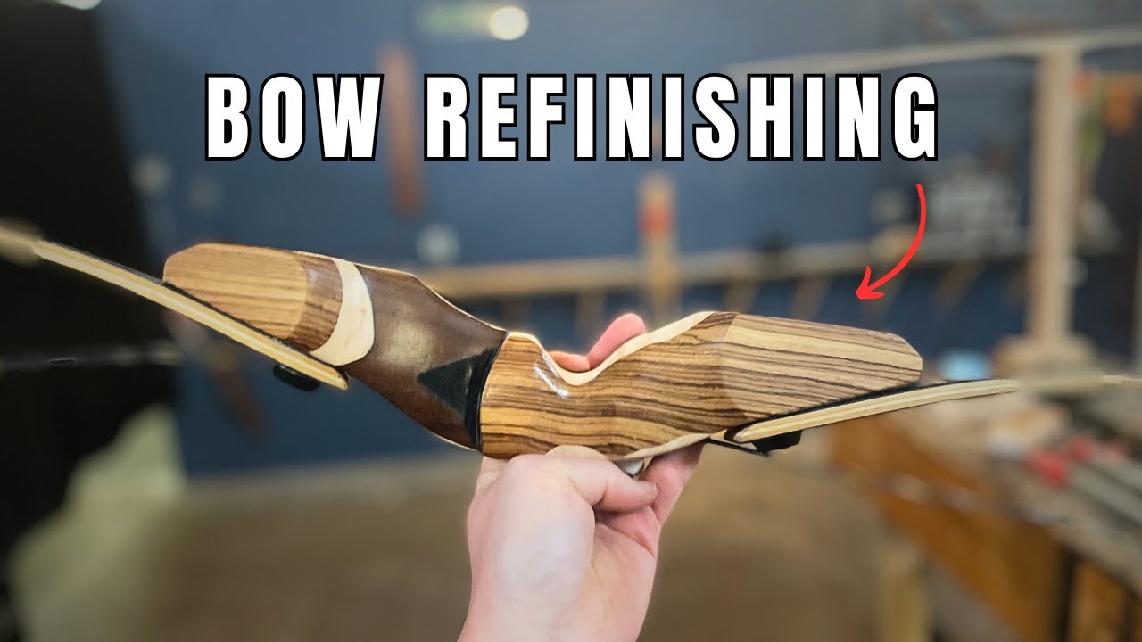 How to Refinish a Traditional Bow (wood and fiberglass)