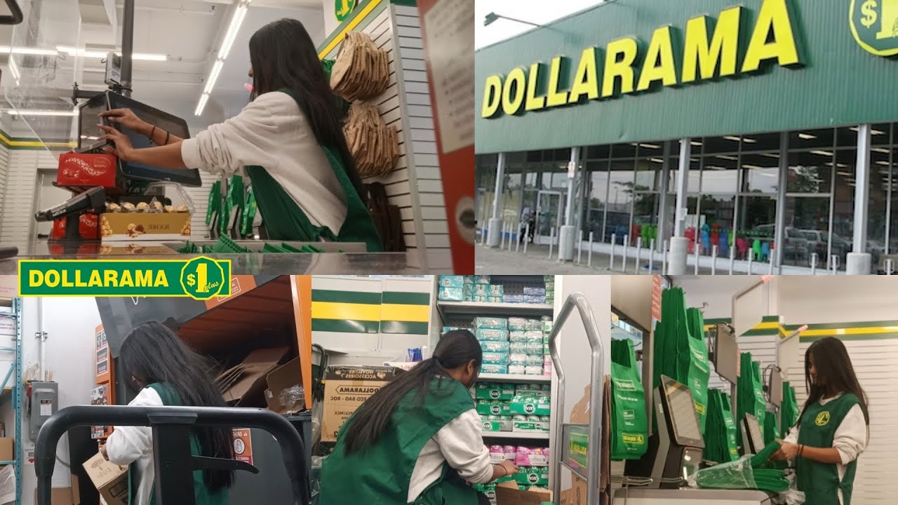 Day in my life working at Dollarama 2025 | Come to work with me | Vlog | International Student 🇨🇦