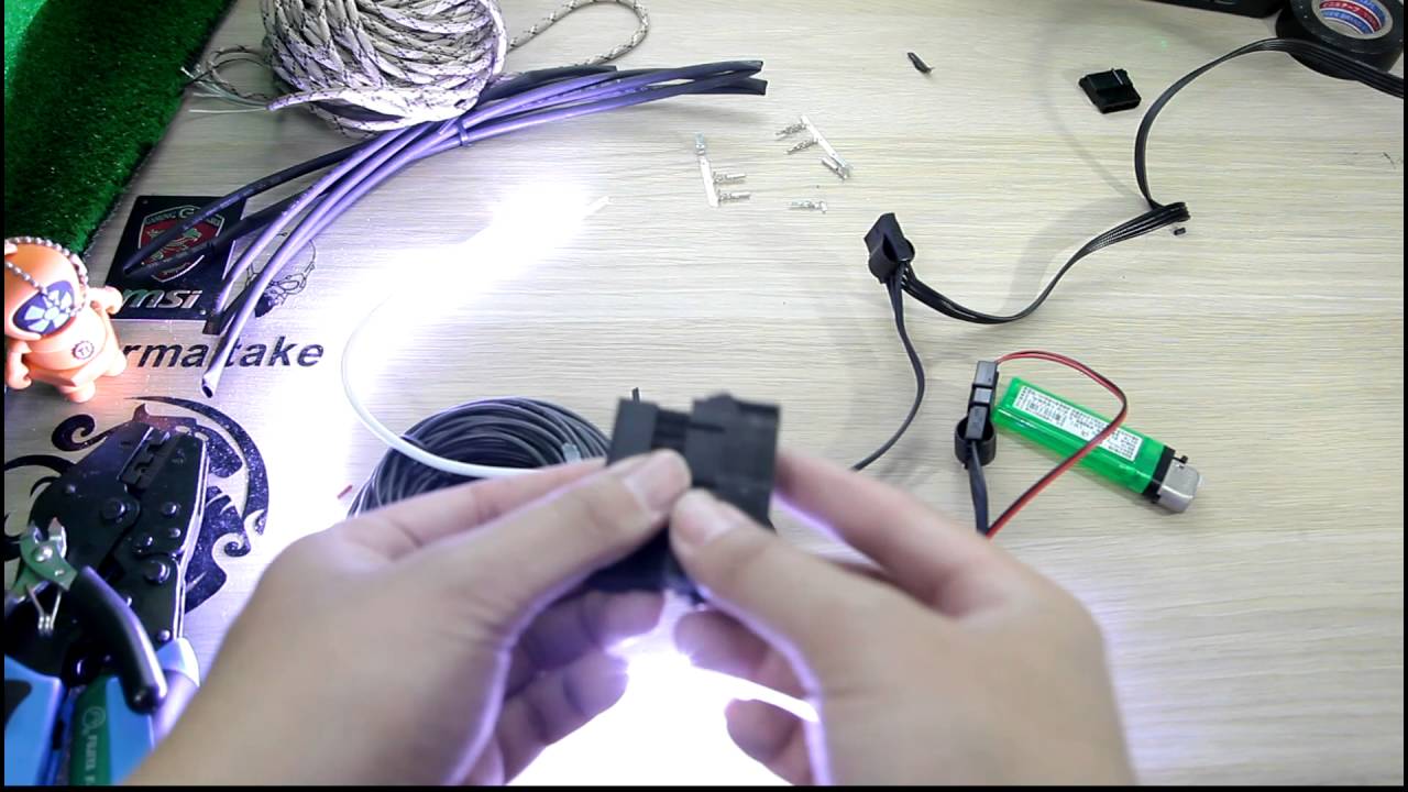 MIT MODs 改裝教學：編織線製作教學 Part 3 - LED燈條壓接