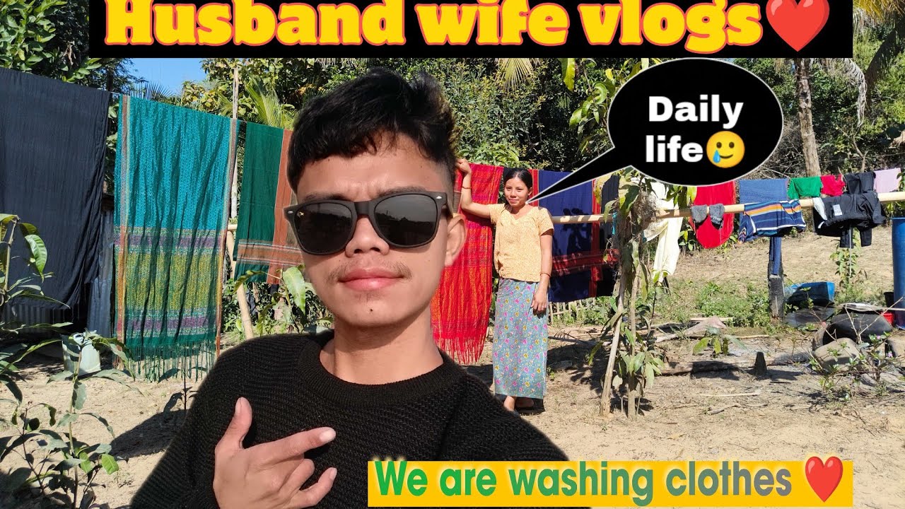 Husband wife vlogs❤ || We are washing clothes 😍||