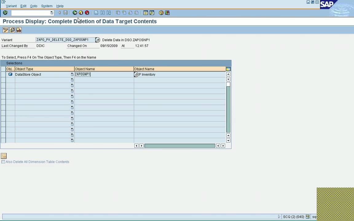 APO SNP Process Chain