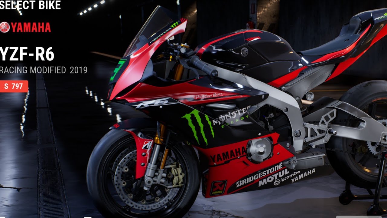 Ride 5Yamaha YZF-R6 Racing Modified 2019-Monster Red custom 2026 Japan Kanto Night