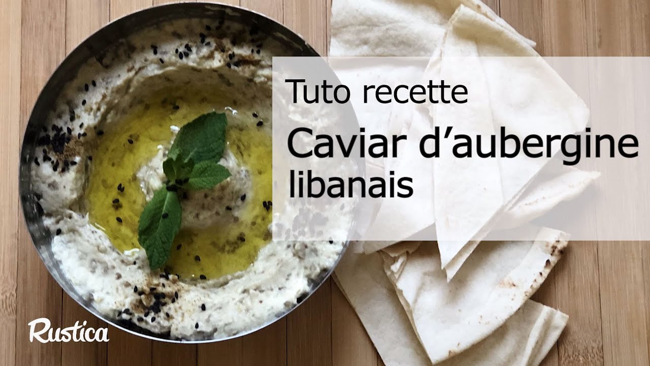 Caviar d'aubergine libanais