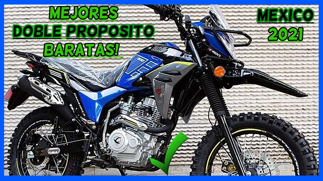 Las mejores Motos DOBLE PROPÓSITO Baratas! Top 10 México 2022 Calidad - Precio