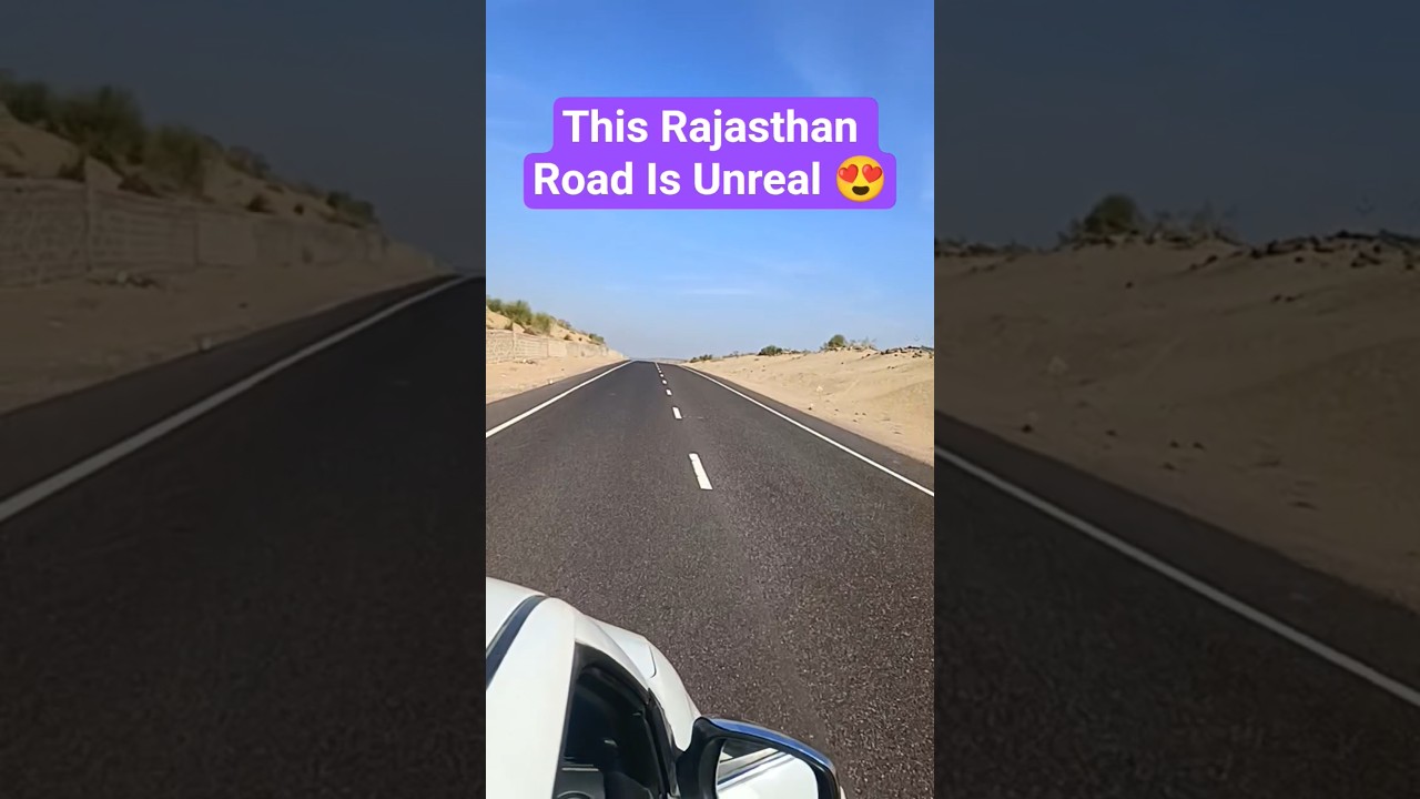 Rajasthan Road Trip ❤️ | India’s Most Beautiful Drive 🚗✨