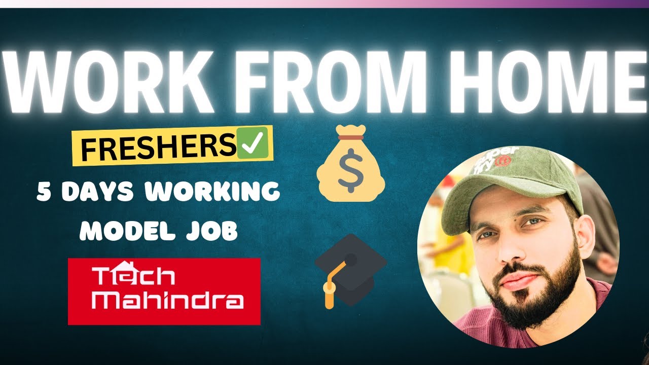 🚨 Tech Mahindra Non-Voice Work From Home Job 💻 | Freshers / 12th Pass 🎓 | 100 Openings 🎯