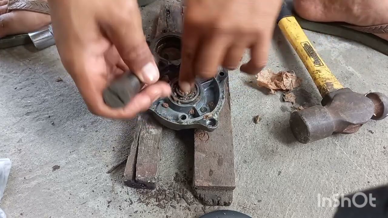 honda dio gear cover bearing replacement