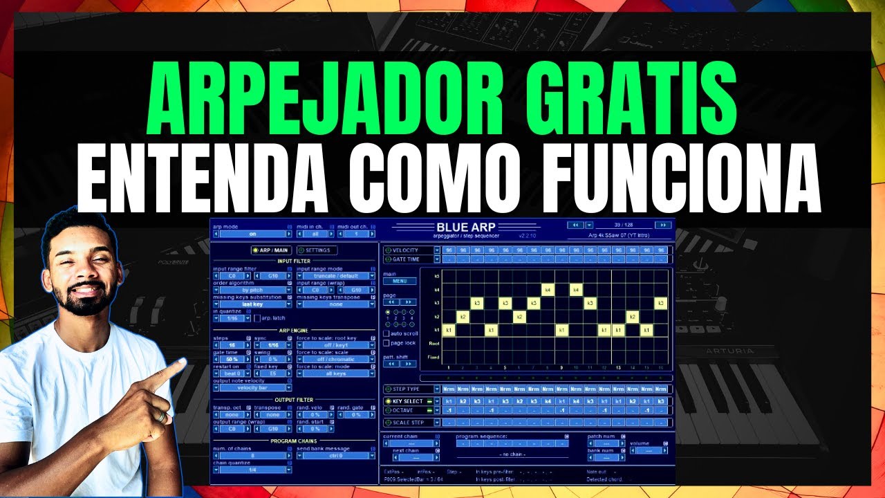 Arpeggiator Blue Arp VST Gratuito: A Ferramenta Que Você Precisa em 2025!