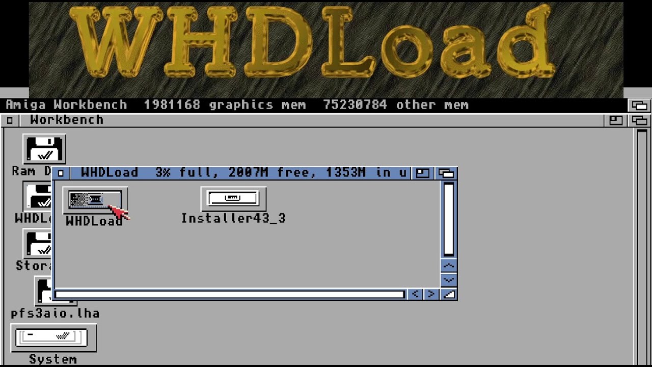 Installing WHDLoad In WinUAE And Testing Some Games On The Amiga A600