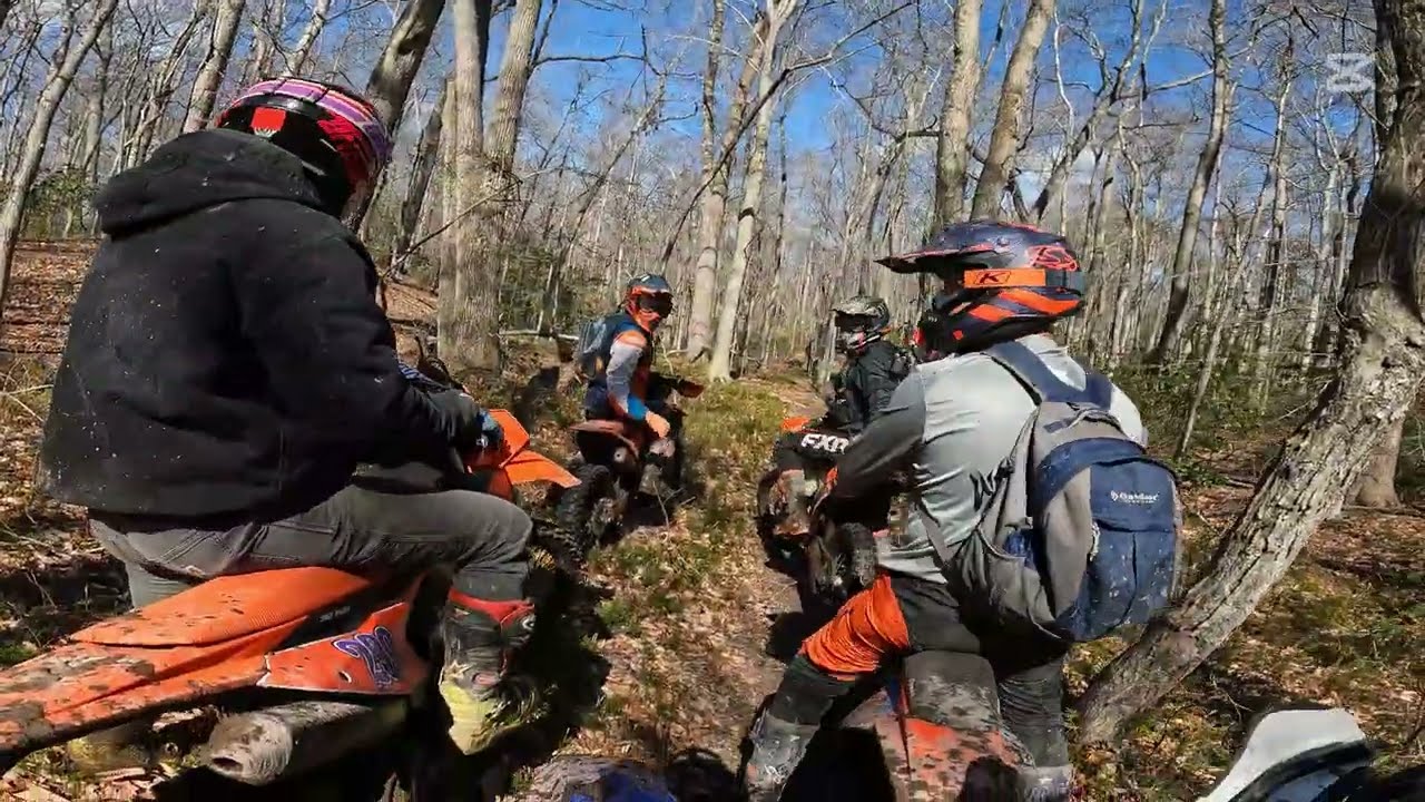 single track morning group ride #beta300rr #ktm300xc #ktm350 #ktm250xc