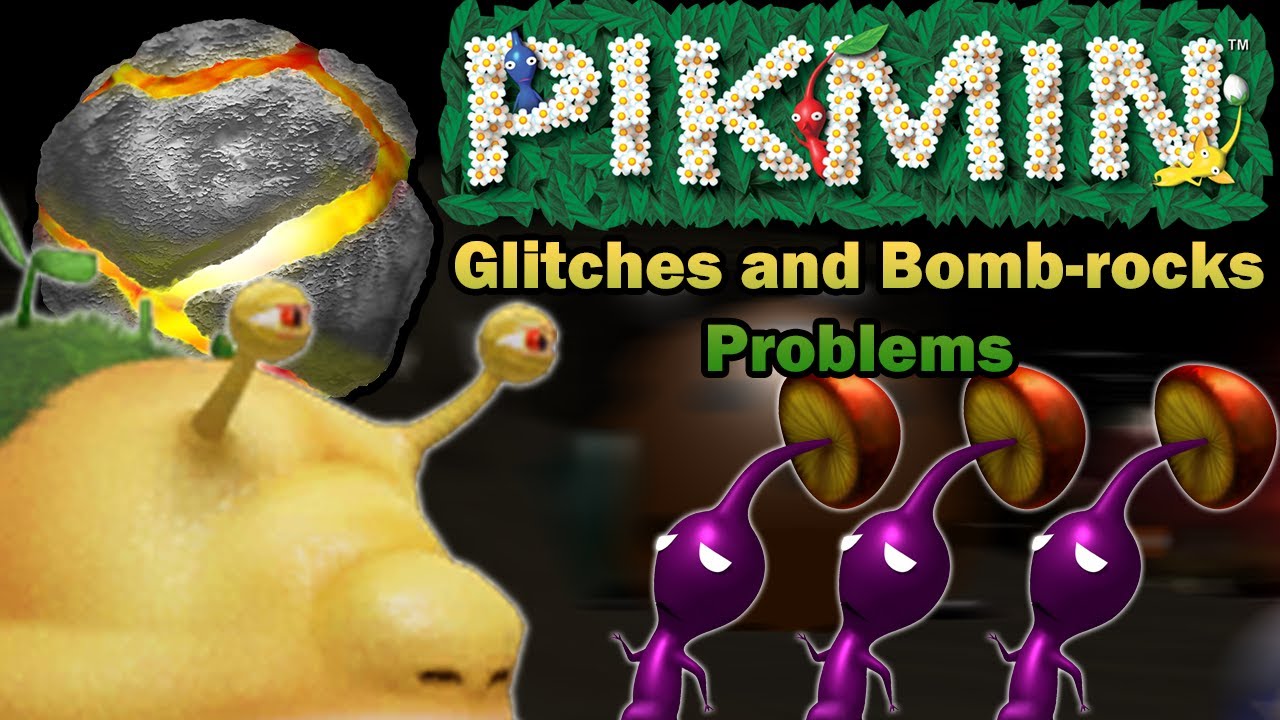 Pikmin 1 HD (Switch) - Glitches, Bomb-rock Oofs, and Dandori issue Compilation Part 2