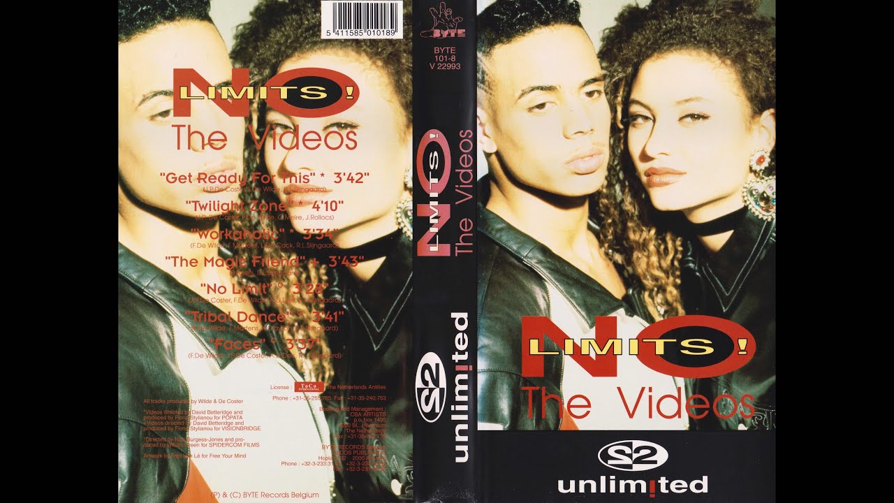 2 Unlimited – No Limits! - The Videos (Belgium VHS)