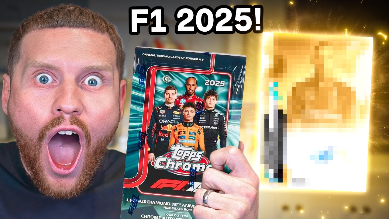 Opening 2025 F1 Topps Chrome Hobby Boxes… This Set Is CLEAN