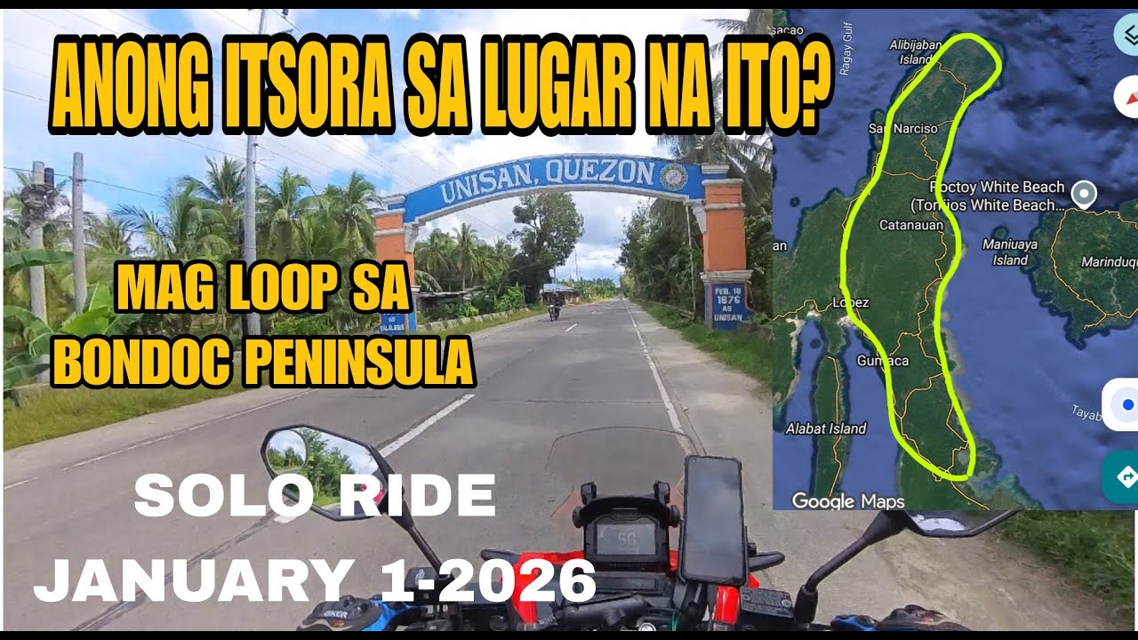 MAG LOOP SA BONDOC PENINSULA NG MAG ISA😅  LIBOTIN ANG PINAKA DULO NG MAPA SA PROBINSYA NG QUEZON