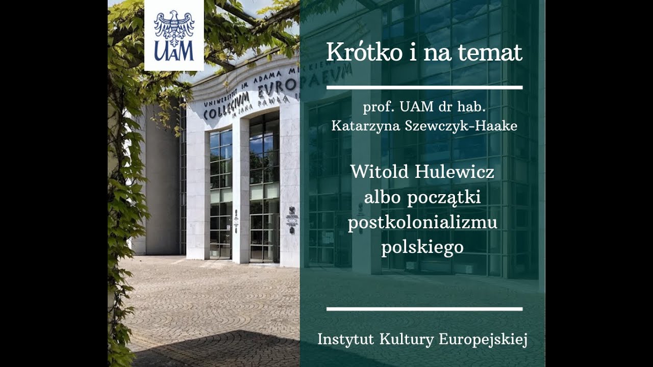 Krótko i na temat #6 - prof. Katarzyna Szewczyk-Haake 