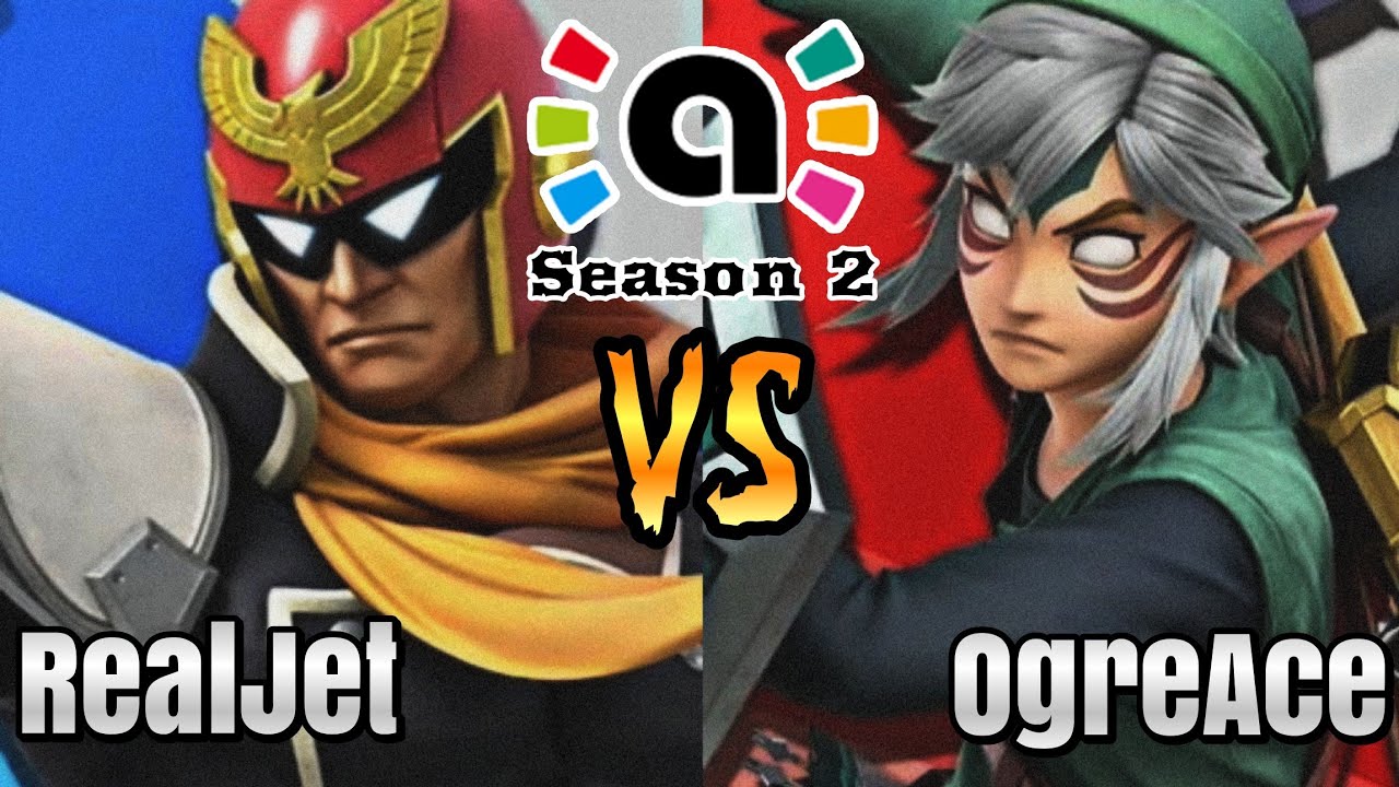 Smash Ultimate Amiibo: RealJet (Captain Falcon) vs OgreAce (Link) | AFL - S2