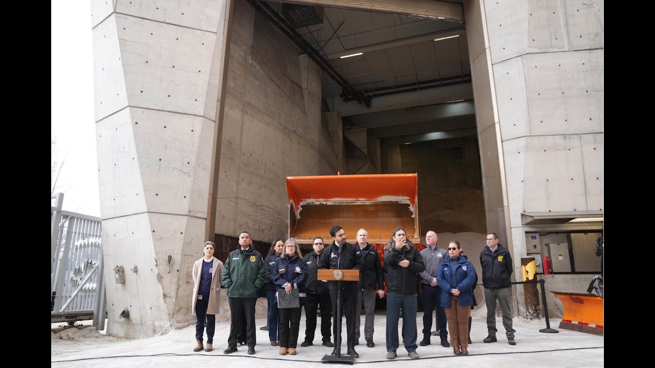 Mayor Mamdani Holds a Press Conference to Provide Weather Updates