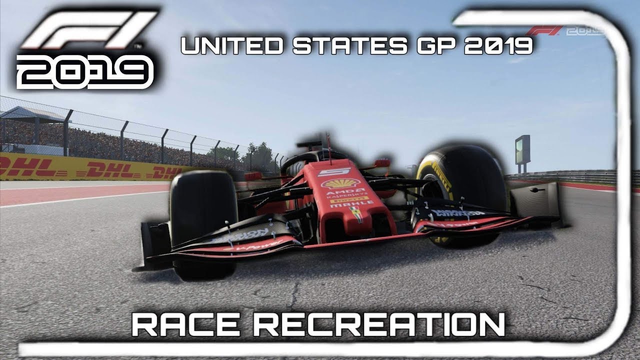 F1 2019 GAME: RECREATING THE 2019 UNITED STATES GP