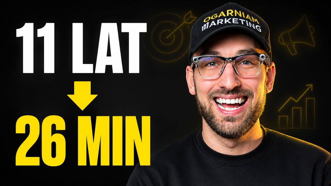 Marketing od praktyka: 11 lat, 26 minut, zero lania wody