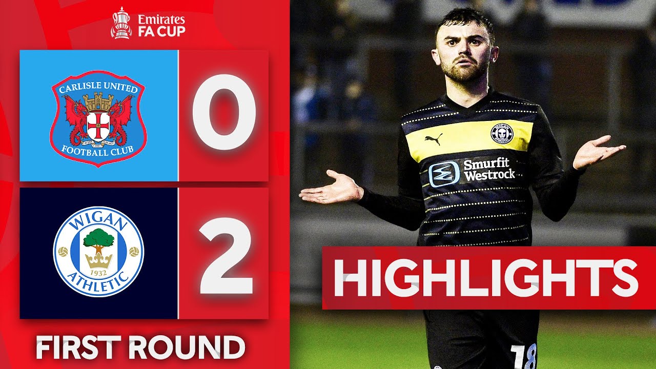Stoppage-Time Drama! | Carlisle United 0-2 Wigan Athletic | First Round | Emirates FA Cup 2024-25