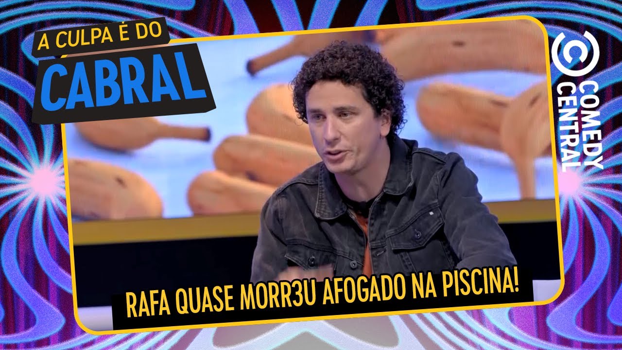 Rafael Portugal quase morr3u afogado na piscina! | A Culpa É Do Cabral no Comedy Central