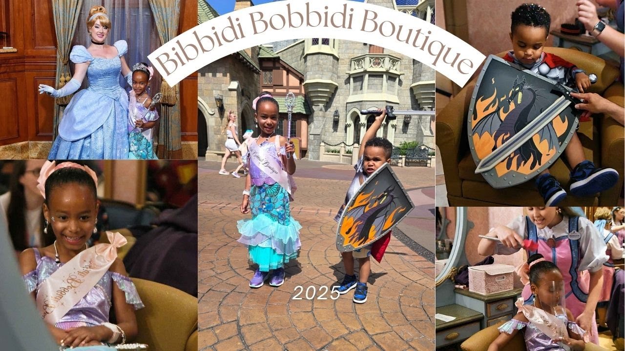 ✨ Magical Makeover at Disney’s Bibbidi Bobbidi Boutique #2025  | Our Unforgettable Experience 👑