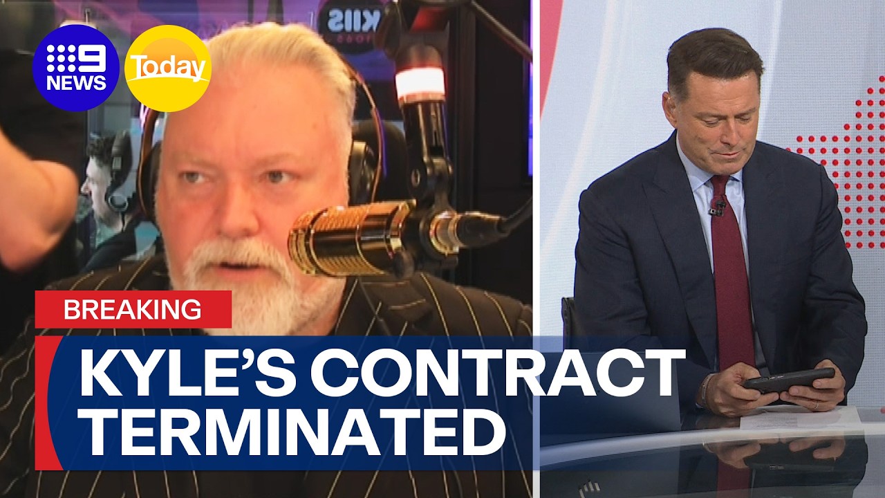 Radio star Kyle Sandilands' contract has been terminated | 9 News Australia
