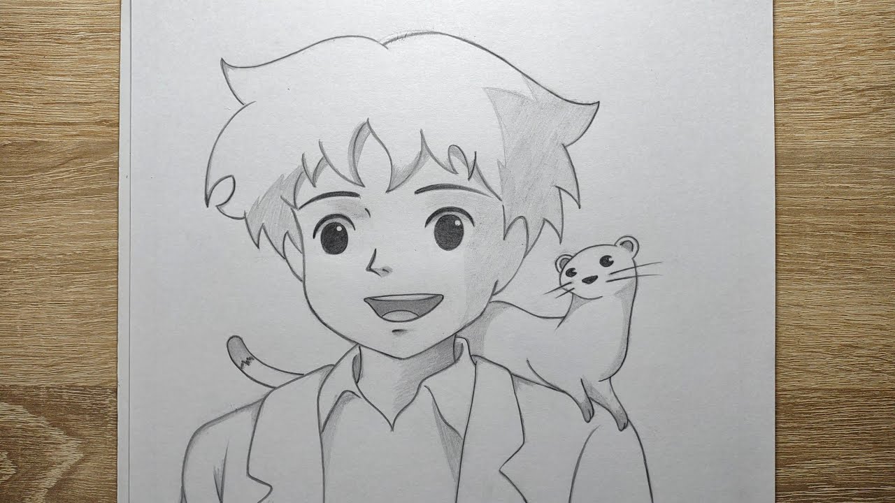 كيف ترسم روميو عهد الاصدقاء خطوة بخطوة للمبتدئين | رسم شخصيات عهد الاصدقاء
