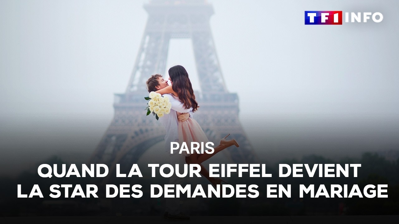 Demandes en mariage : la Tour Eiffel fait recette ｜TF1 INFO