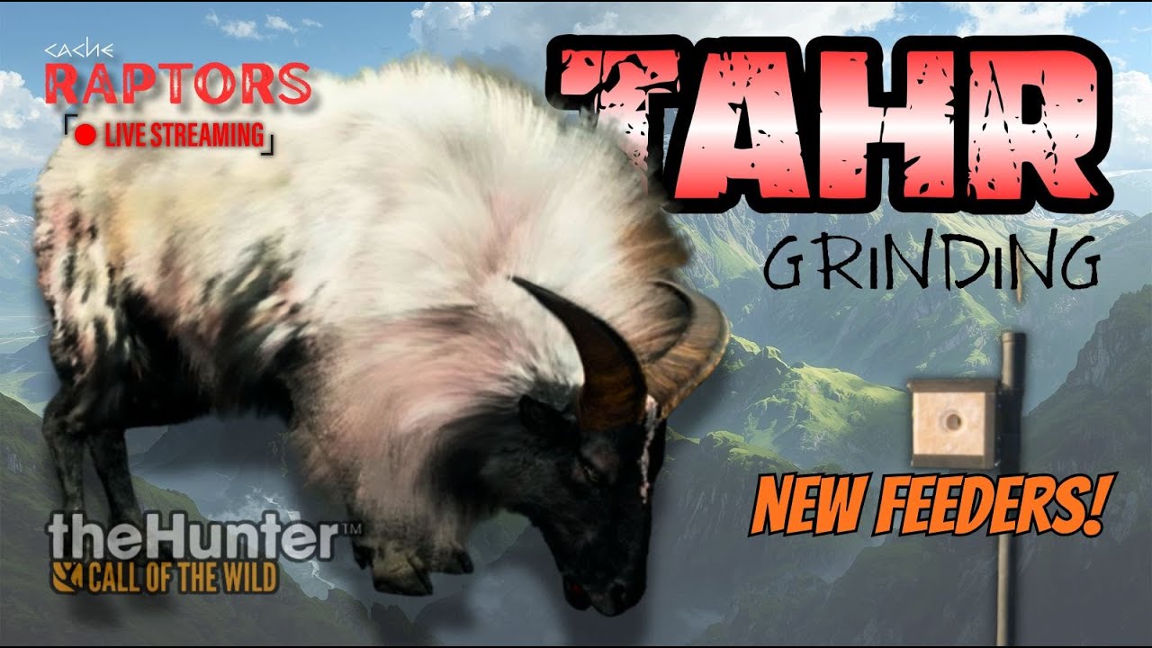 Grinding Tahr with the NEW FEEDERS | Call of the Wild LIVE STREAMING (Portrait)