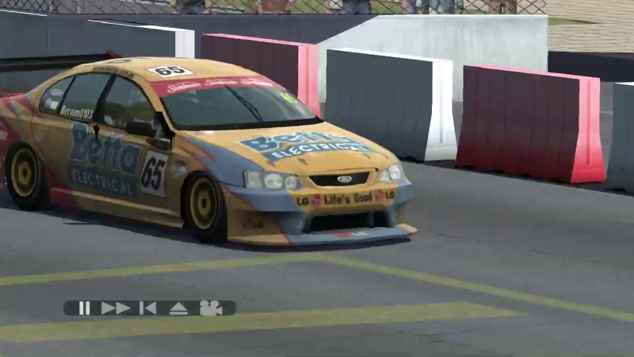 TOCA Race Driver 2 - V8 Supercar (Adelaide Street Circuit) Gameplay 1080p