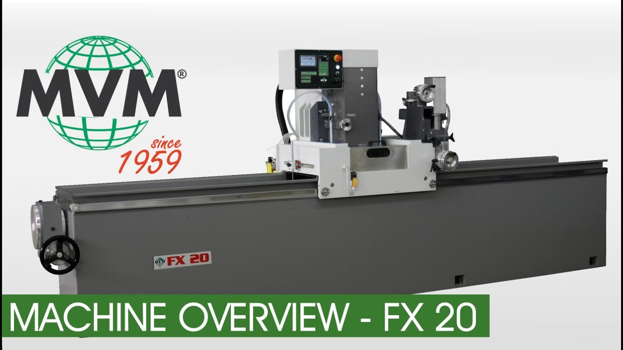 FX20 - Rettificatrice lame e coltelli industriali / Surface grinding and knife sharpening machine