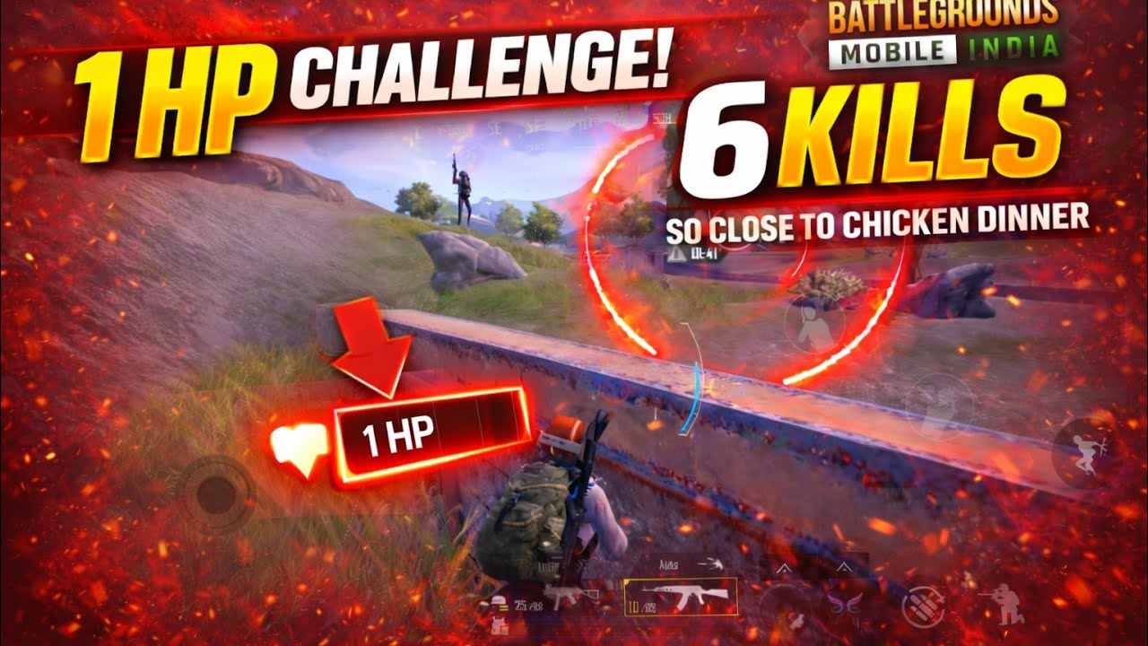 BGMI NO HEALING CHALLENGE LIVIK SOLO v SQUAD
